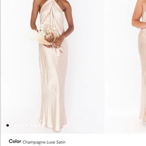 Show me your Mumu, long braids maid dress, size small, used once